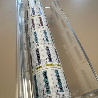Veterinary Labels Dispenser & Drug Syringe Labels