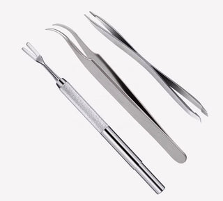 3 Pack Tick Remover Tool kit Stainless Steel Tick Remover Tweezers