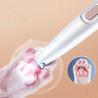 Micro Precision Hair Clippers, Low Noise Waterproof Rechargeable for Paws, Ears, Rump, Face, Eyes