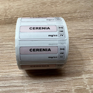 Veterinary Drug Syringe Labels Bundle