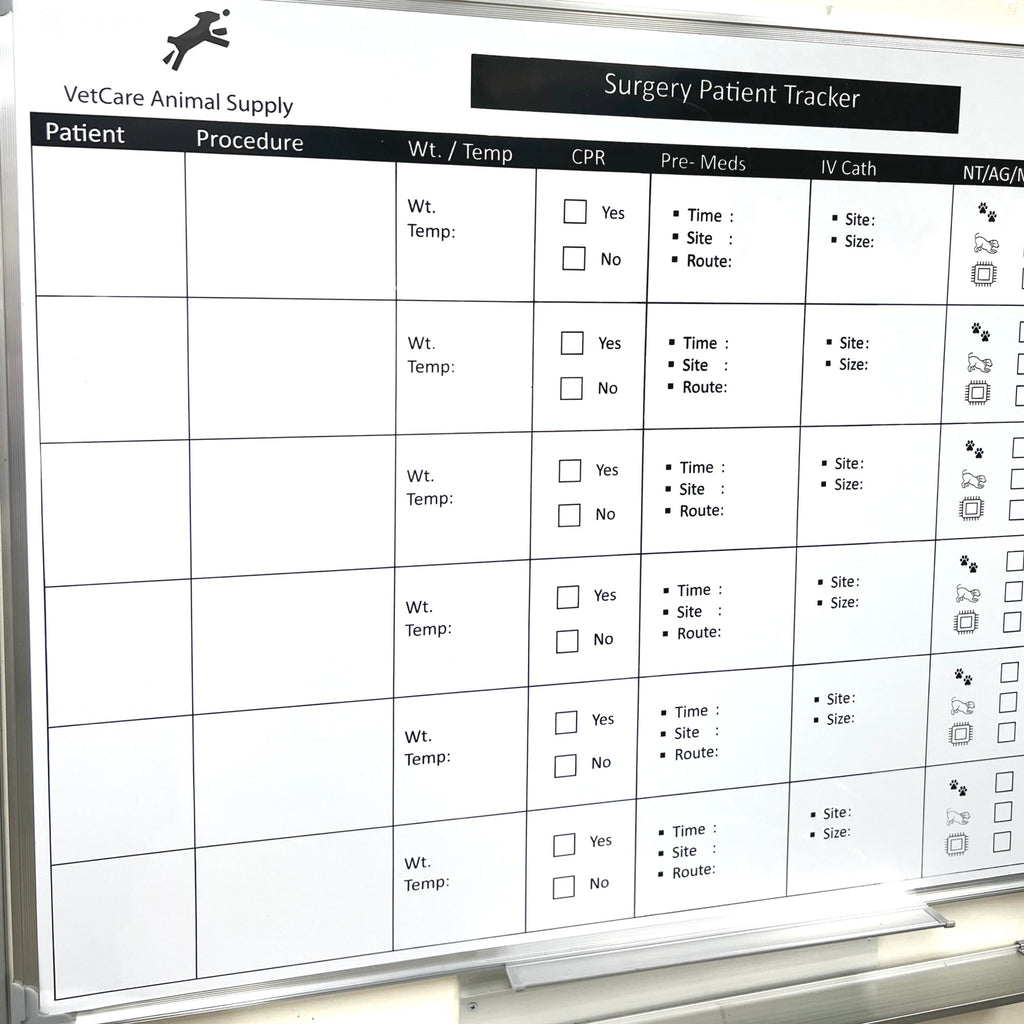 Patient Surgery Tracker 6 – VetCare Animal Supply