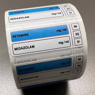 Veterinary Drug Combinations  Syringe Labels