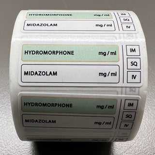 Veterinary Drug Combinations  Syringe Labels