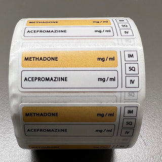 Veterinary Drug Combinations  Syringe Labels