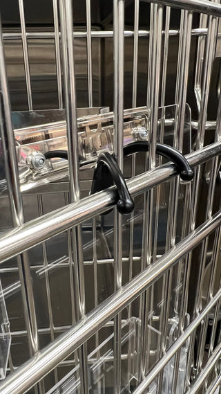 Cage Accessories - Clip Board & Storage Bin