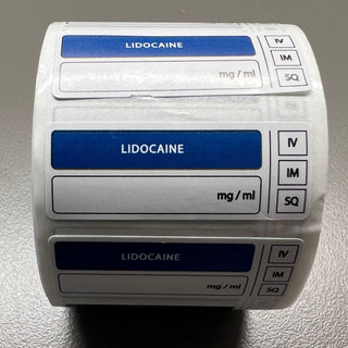 Veterinary Single Drug Syringe Labels