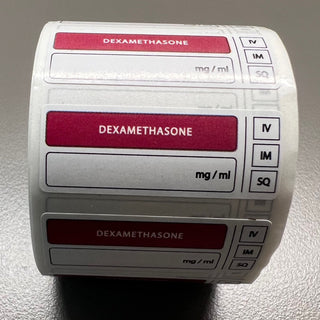 Veterinary Single Drug Syringe Labels