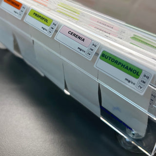 Veterinary Labels Dispenser & Drug Syringe Labels