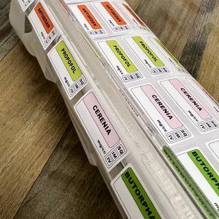 Veterinary Labels Dispenser & Drug Syringe Labels