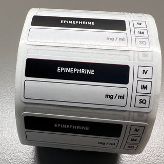 Veterinary Single Drug Syringe Labels