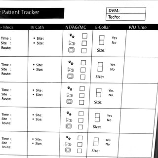 Patient Surgery Tracker Whiteboard